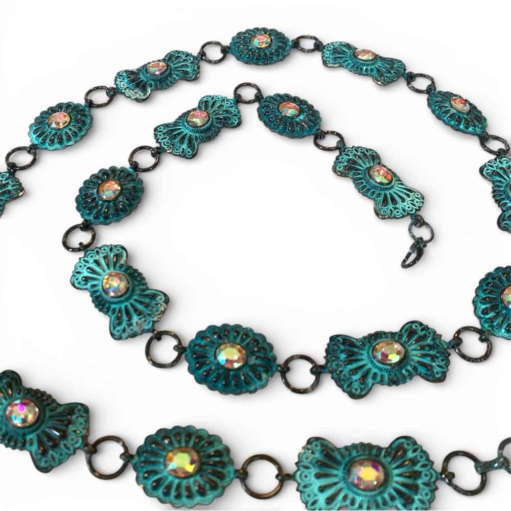 Patina Western Concho Belt